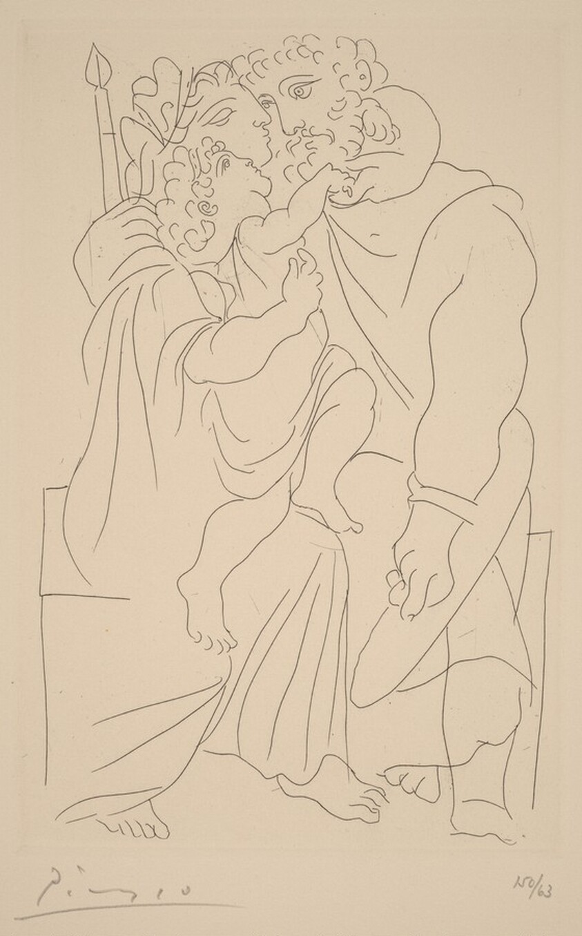 Kinesias and Myrrhine with a Child (Couple etenfant)