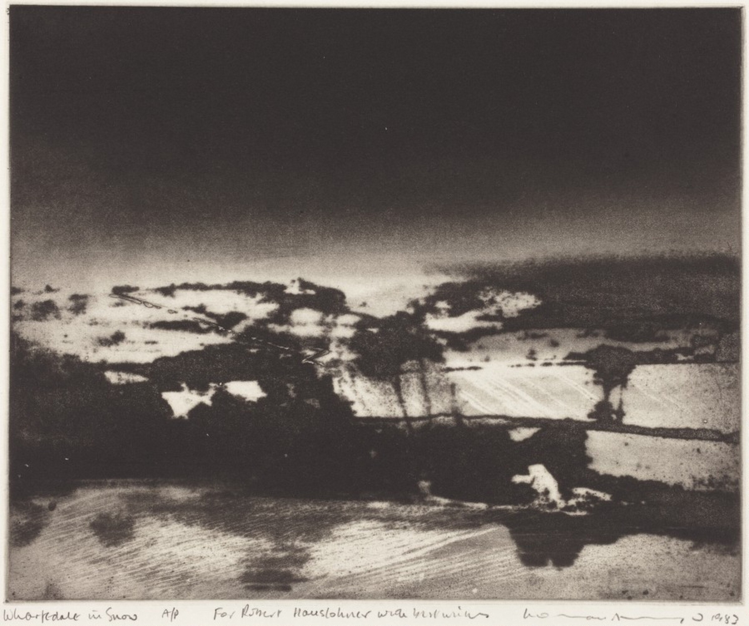 Wharfdale in Snow, Norman Ackroyd, 1983