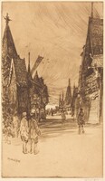 Evening in Little Russia, Muirhead Bone, 1901