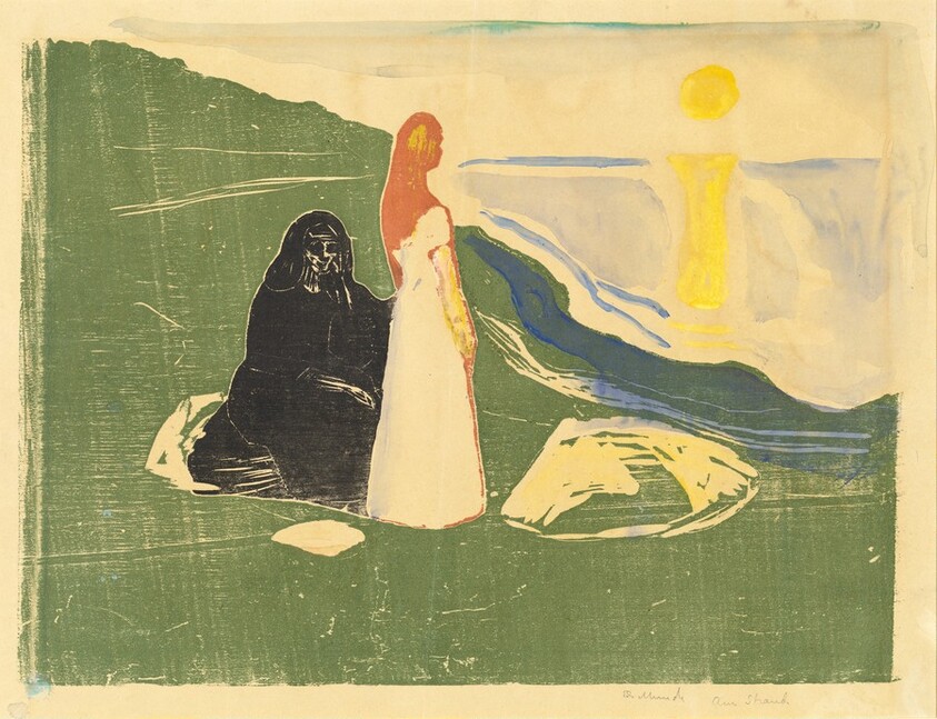 Two Women on the Shore (To kvinner ved stranden)