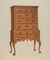 Highboy, Charles Squires, c. 1936