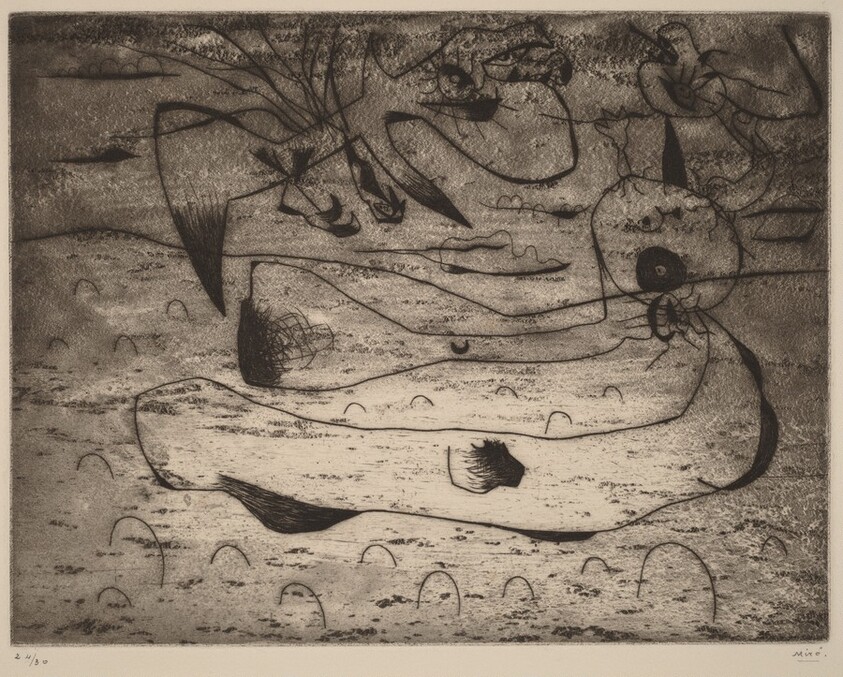 The Eagle and the Woman at Night