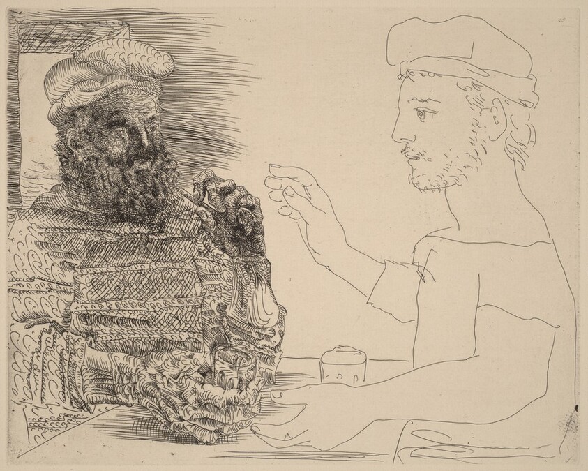 Two Catalonian Drinkers (Deux buveurs catalans)