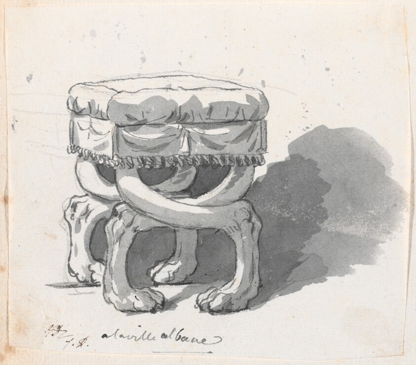 Footrest from the Villa Albani