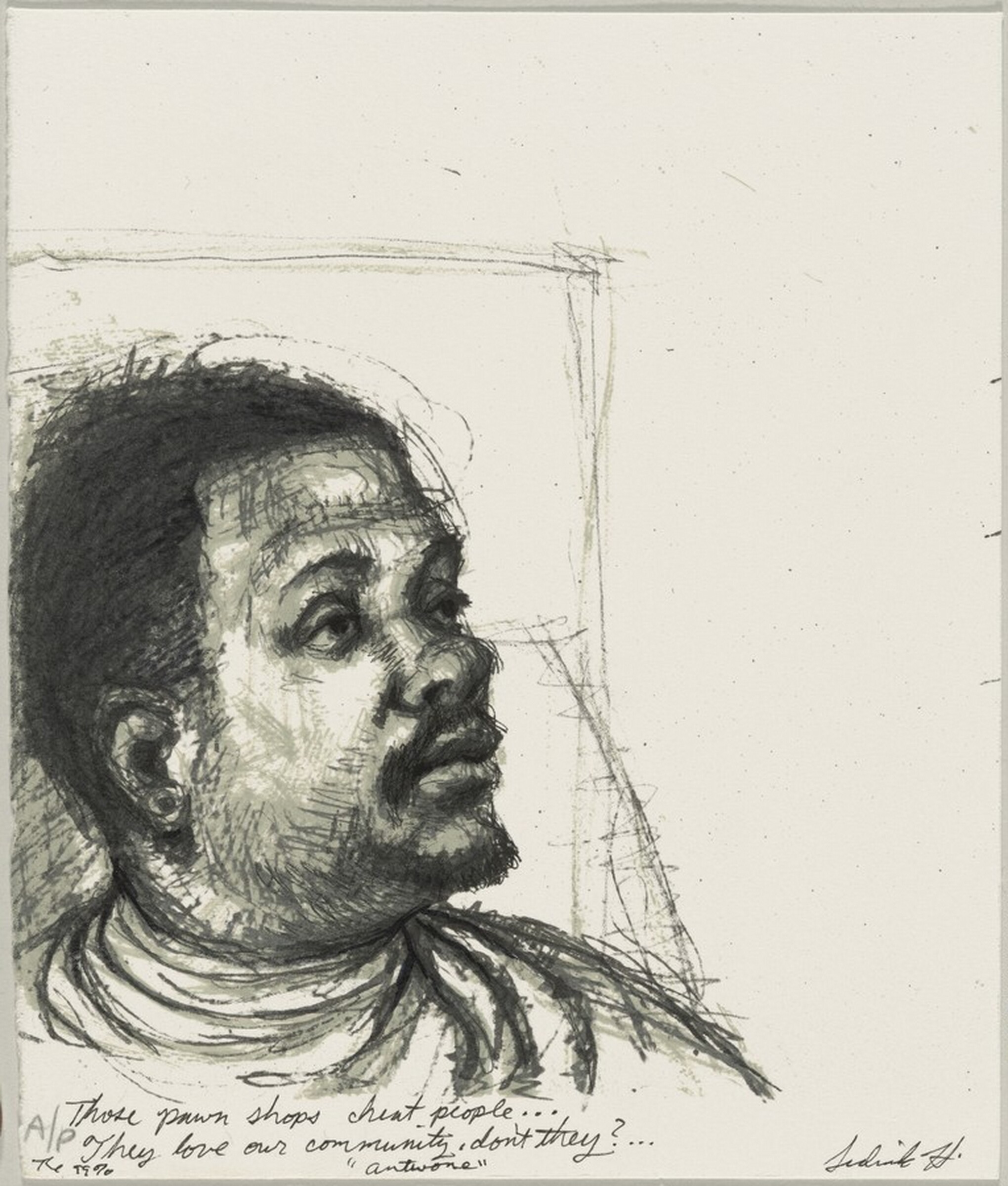 #076 Antwone from The 99% - Highland Hills, Sedrick E. Huckaby, 2012, published 2013