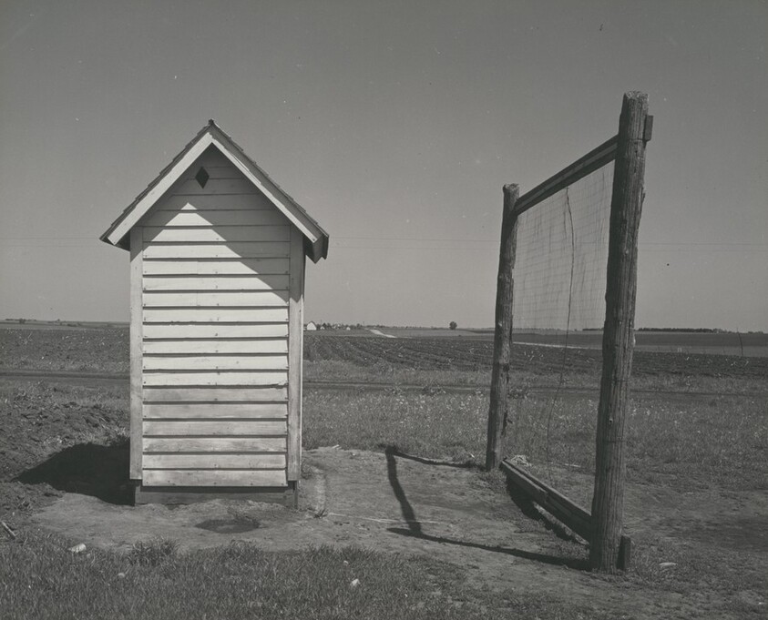 Nebraska Outhouse and Backstop