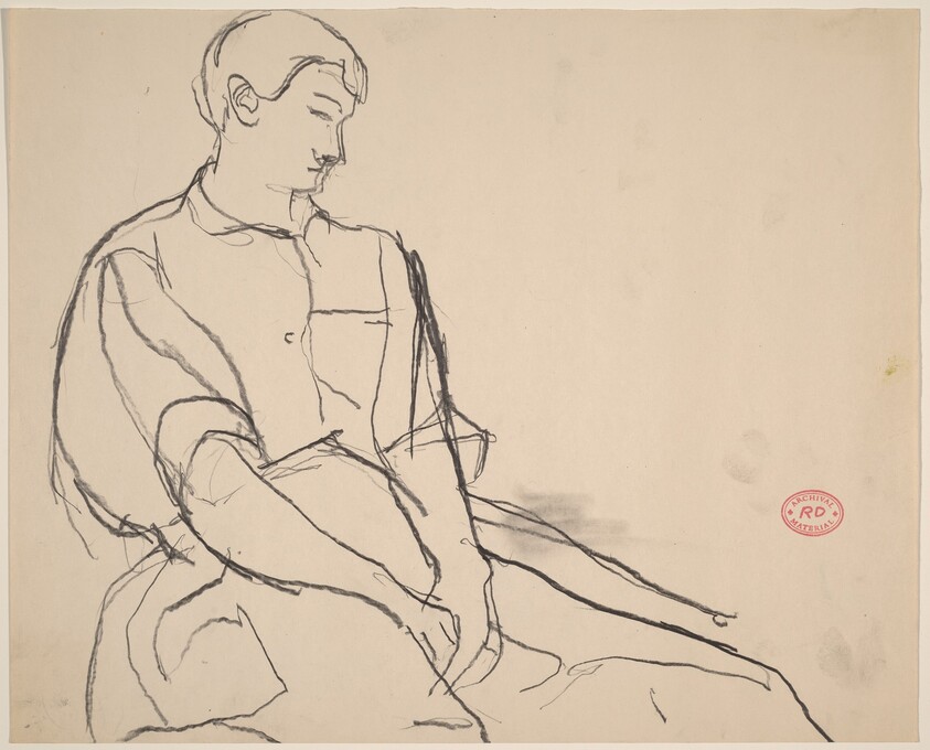 Untitled [seated figure]