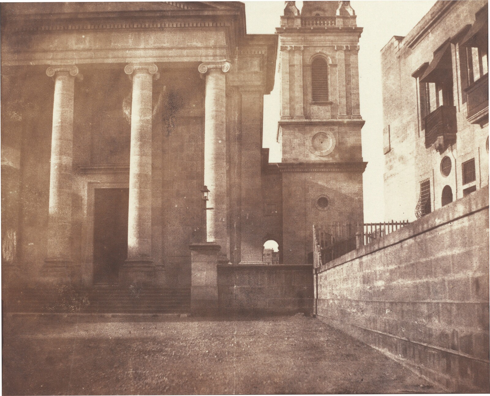 St. Paul's Cathedral, Valetta, Malta, with Bell Tower
