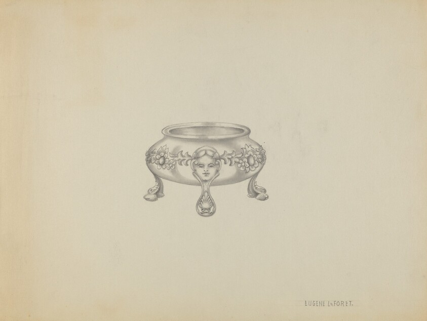 Silver Trencher Salt