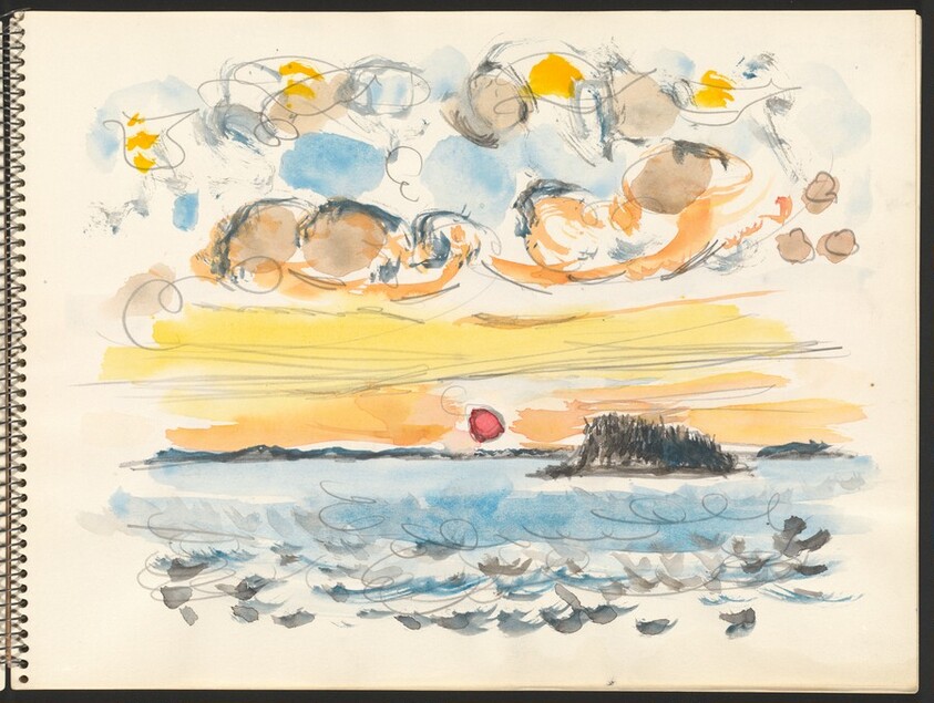 Sunset, Cape Split, Maine