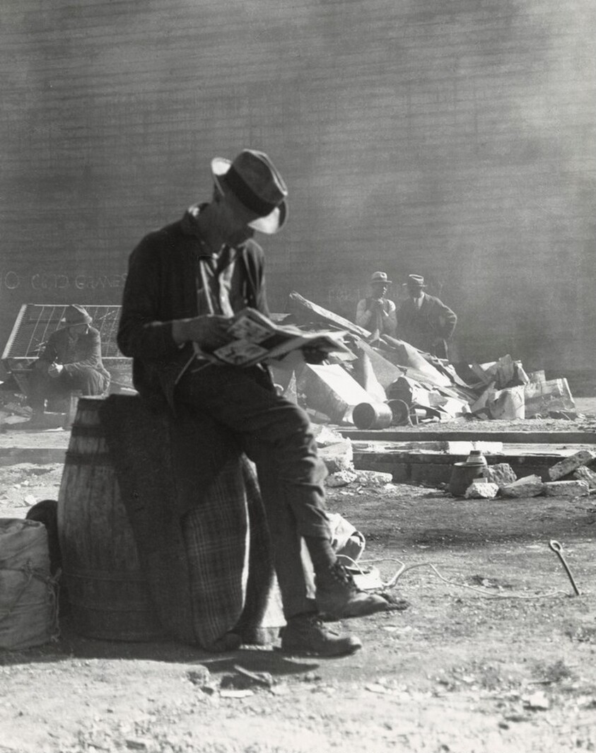 Unemployed man, San Francisco, California