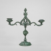Two Light Candlestick, Antoine-Louis Barye, model n.d., cast c. 1850/1874