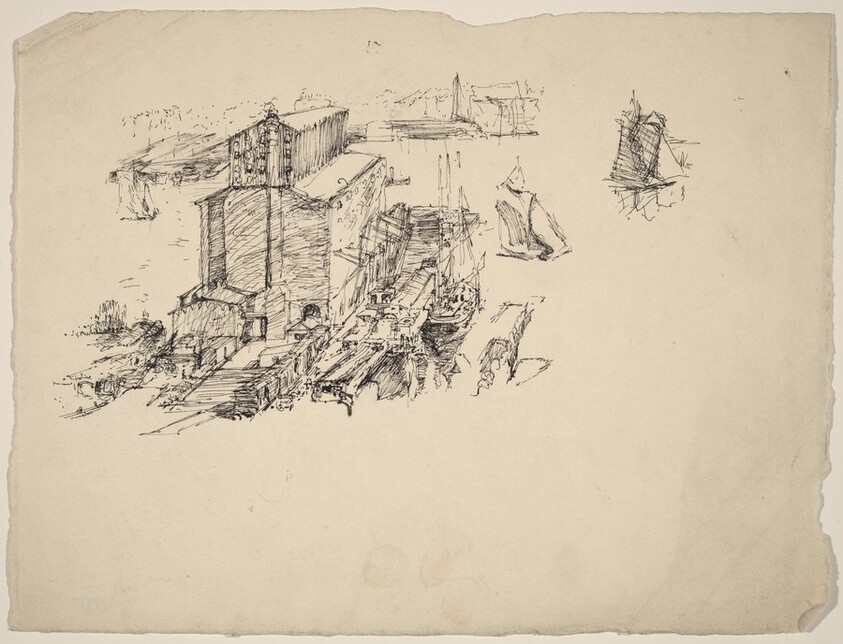 Grain Elevators and Sailing Ships