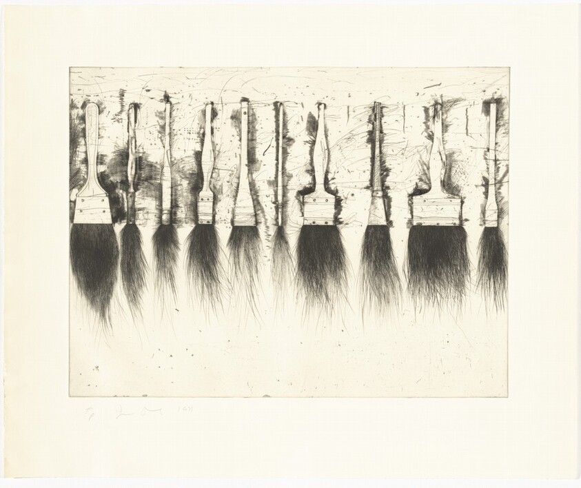 Five Paintbrushes (third state)