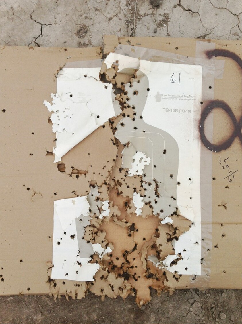 Border Patrol Target #5, Lower Rio Grande National Wildlife Refuge, Texas