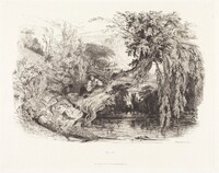 The Poacher, Paul Huet, 1834