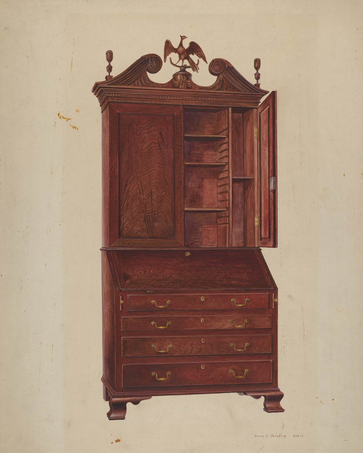 Chippendale Secretary