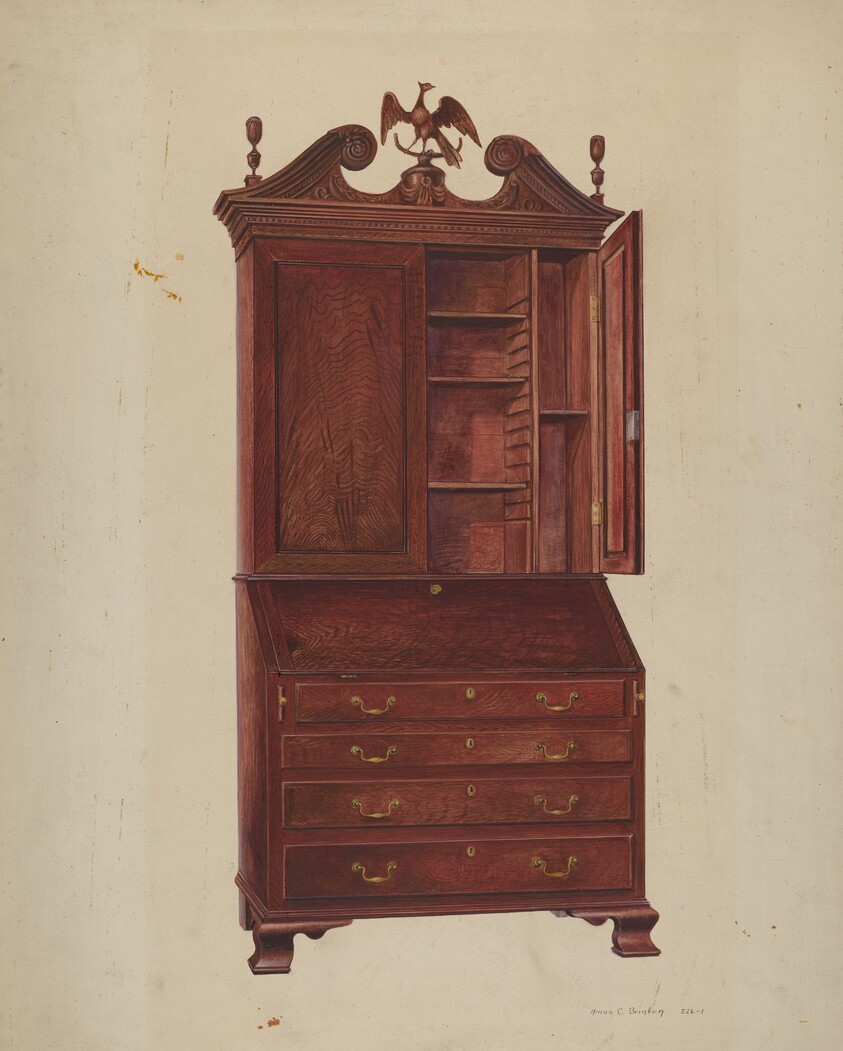 Chippendale Secretary