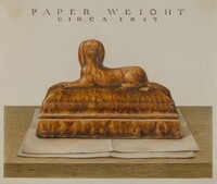 Spaniel (Paper Weight), Cleo Lovett, c. 1937