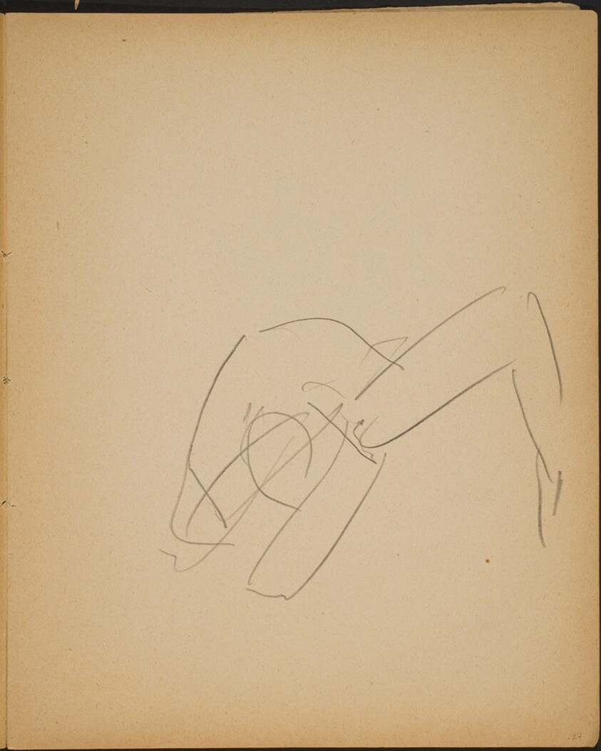 Begonnene Studie (Sketch) [p. 27]