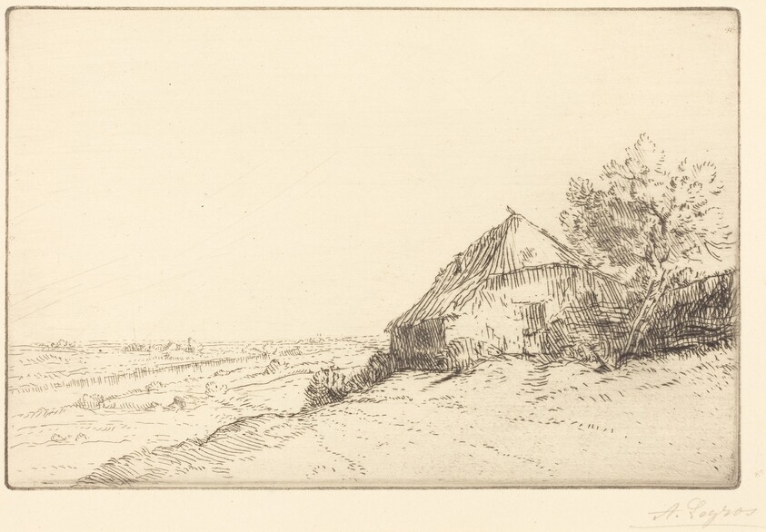 Hovel on a Hillside (Masure sur la colline)