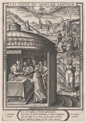 Les Feste du mois de Janvier (January: the Circumcision)