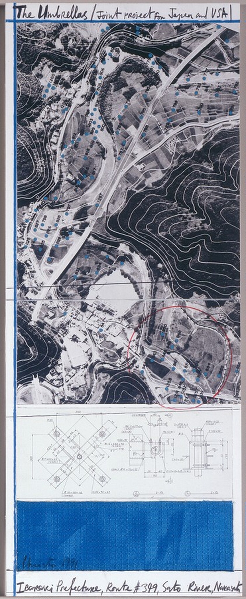 The Umbrellas, Joint Project for Japan and U.S.A. [right panel]