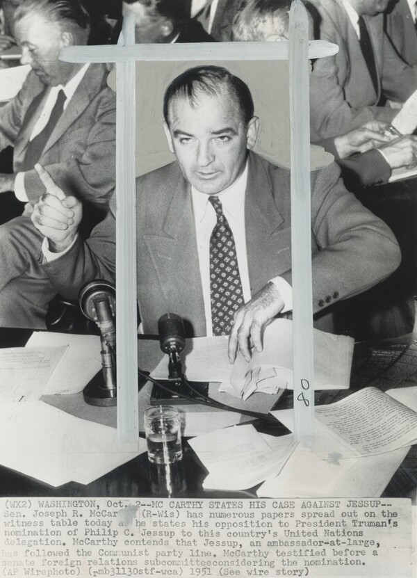 Title from caption on object: “McCarthy States His Case against Jessup”