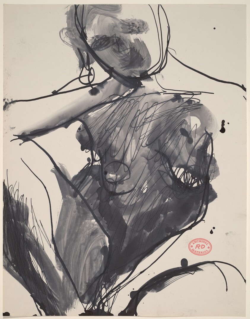 Untitled [woman seated in an armchair]