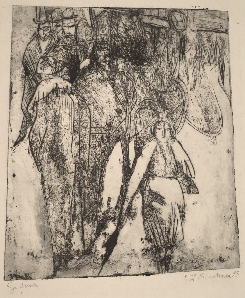 Street Scene with an Omnibus