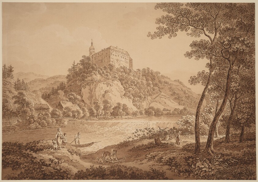 View of Castle Sachsenburg