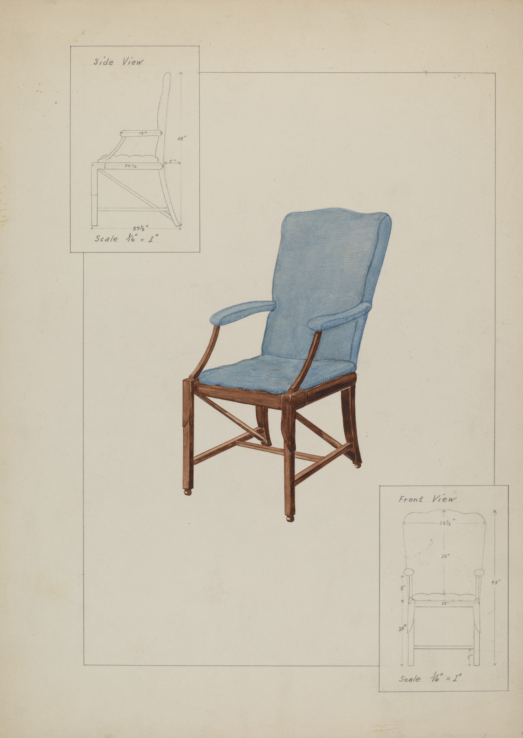 Chair, George Fairbanks, c. 1937
