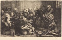 Beggars of Brussels (Les mendiants de Bruges), Alphonse Legros
