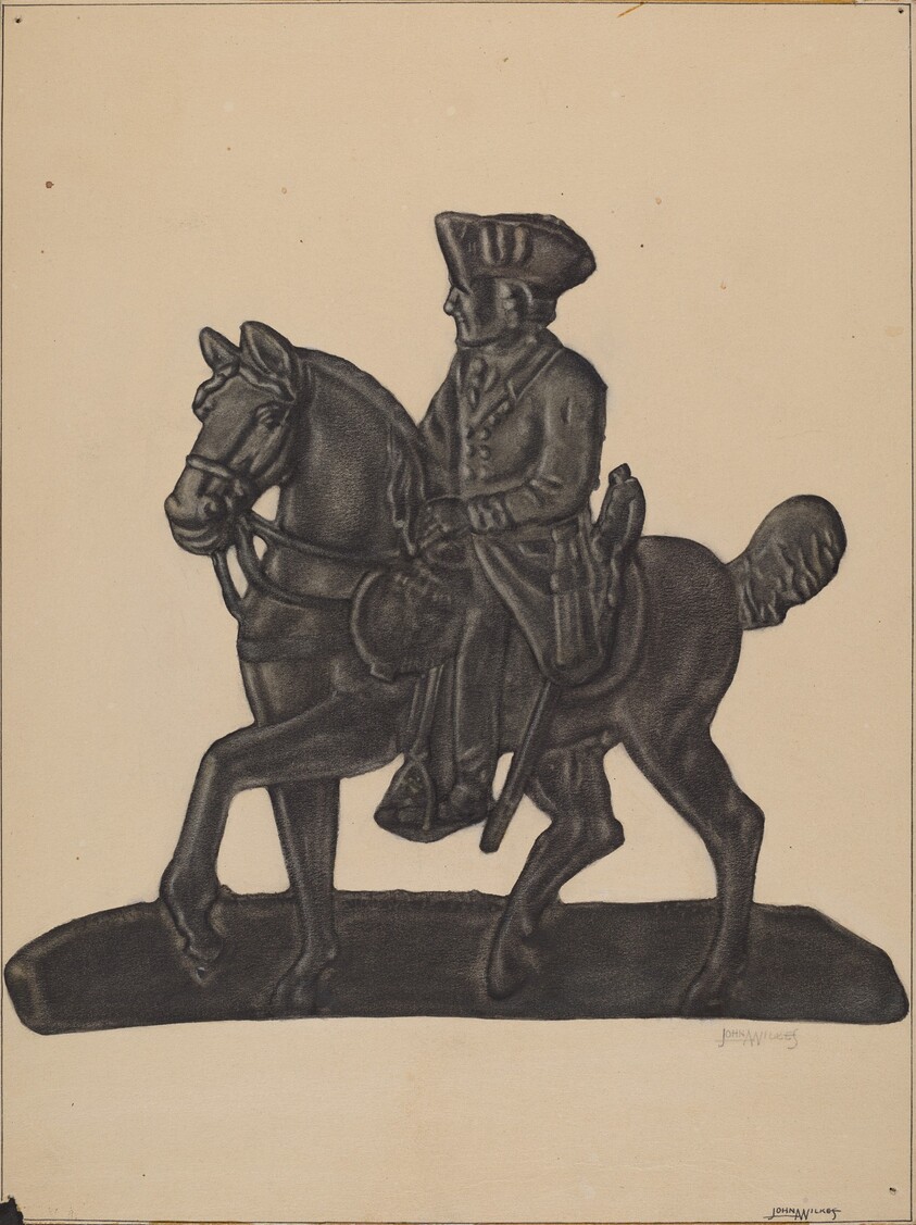 Iron Officer on Horse