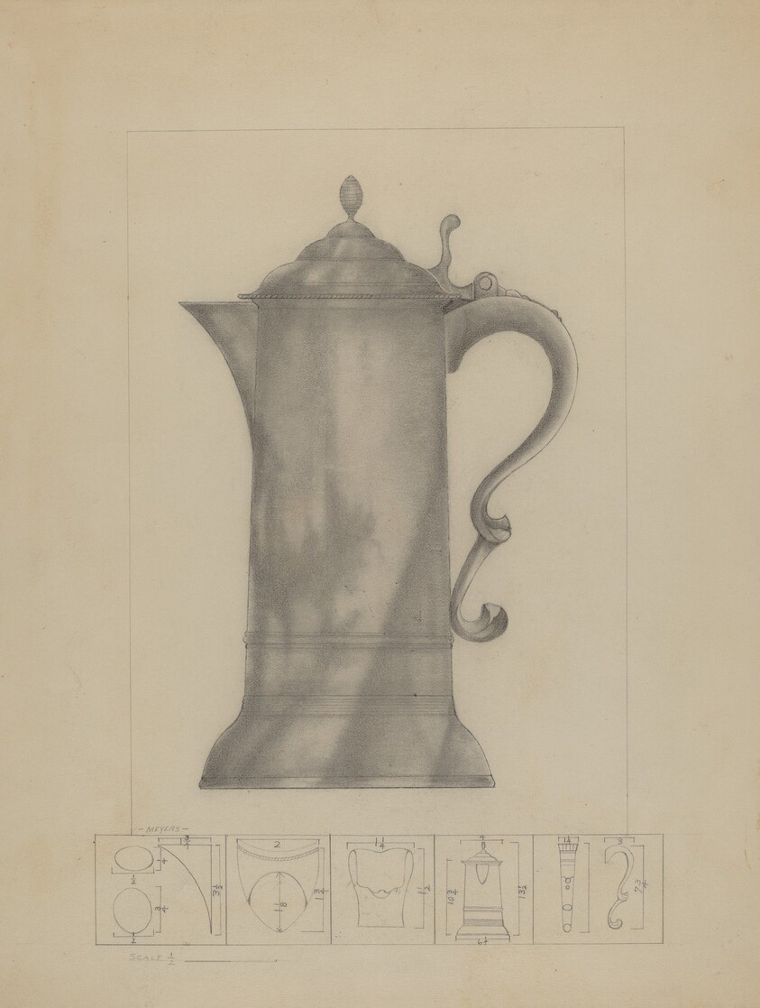 Pewter Flagon