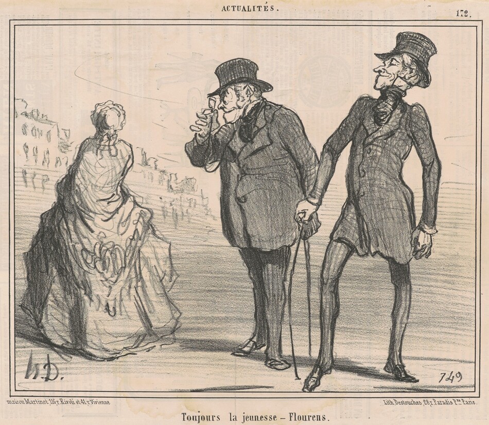 Toujours la heunesse-flourens by Daumier, Honoré