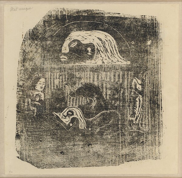 Te Atua (The Gods) Small Plate [verso]