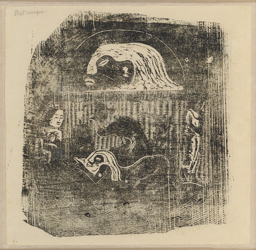 Te Atua (The Gods) Small Plate [verso]