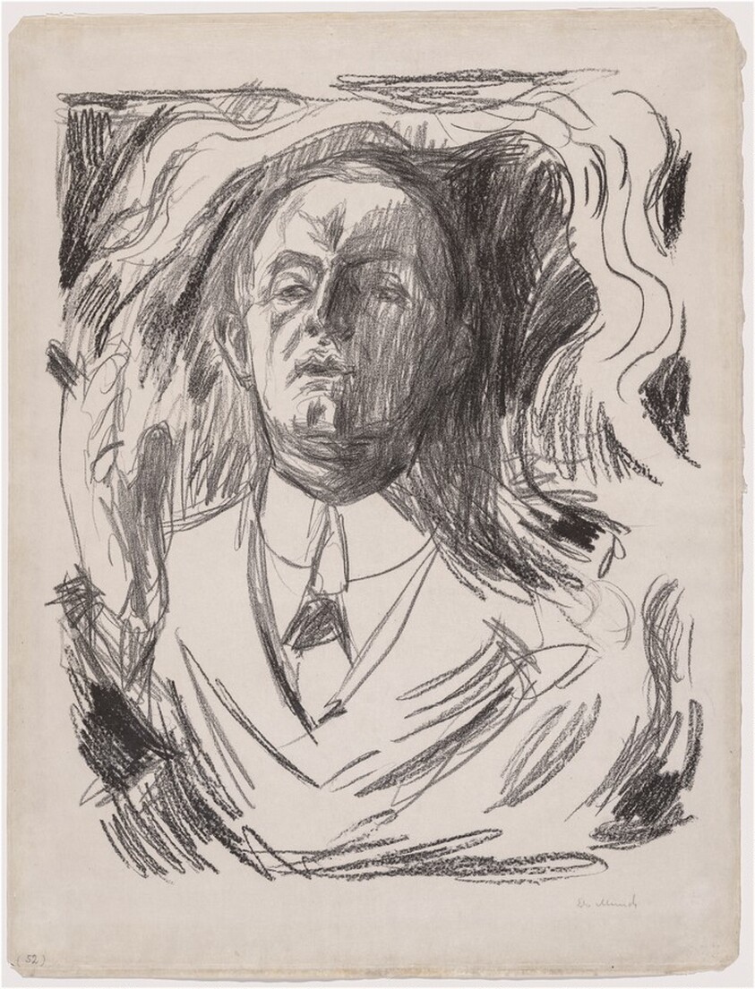 Self-Portrait with a Cigar (Selvportrett med sigar)