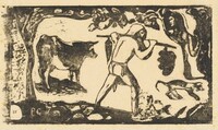 Tahitian Carrying Bananas (Le porteur de fei), Paul Gauguin, in or after 1895