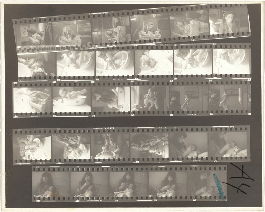 Mary bathing Pablo--Children and family A4