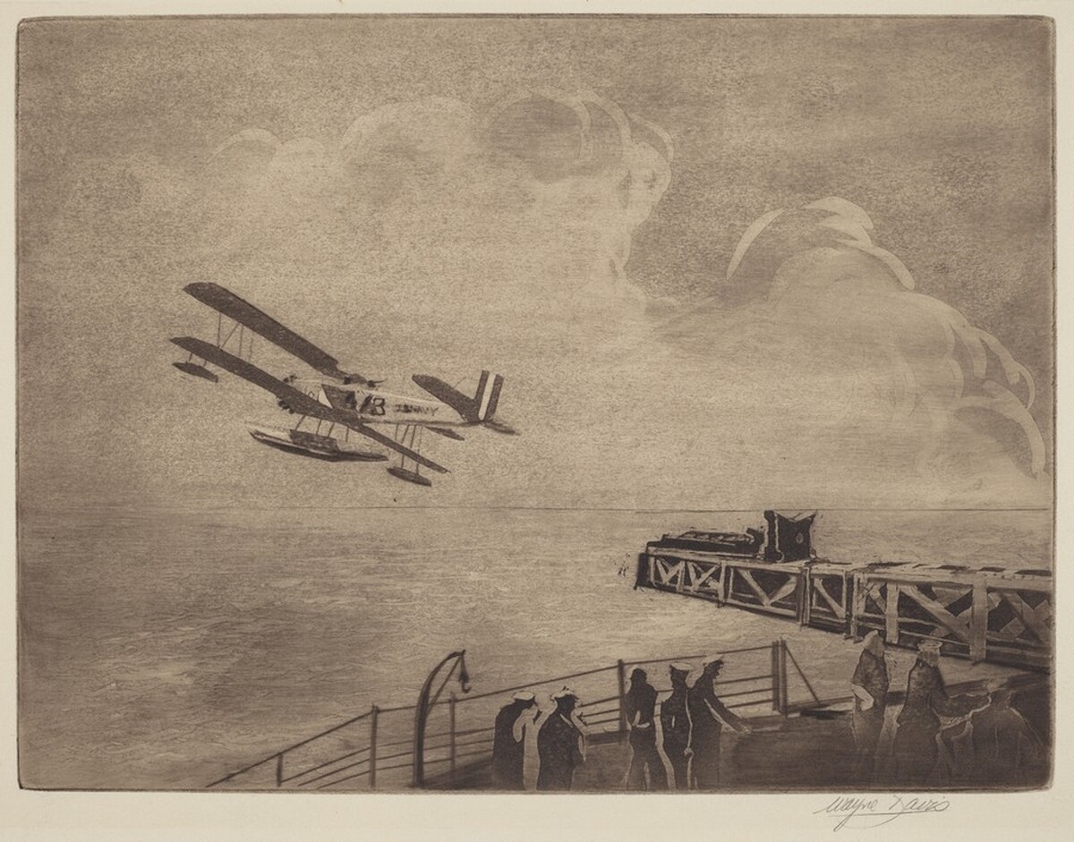 Vaught Corsair Shot From A Catapult