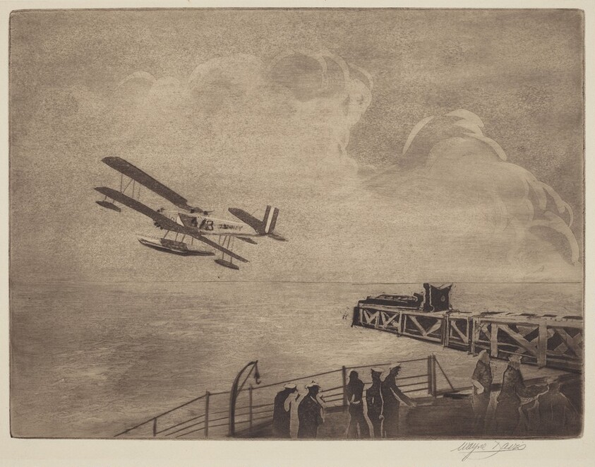 Vaught Corsair Shot From A Catapult