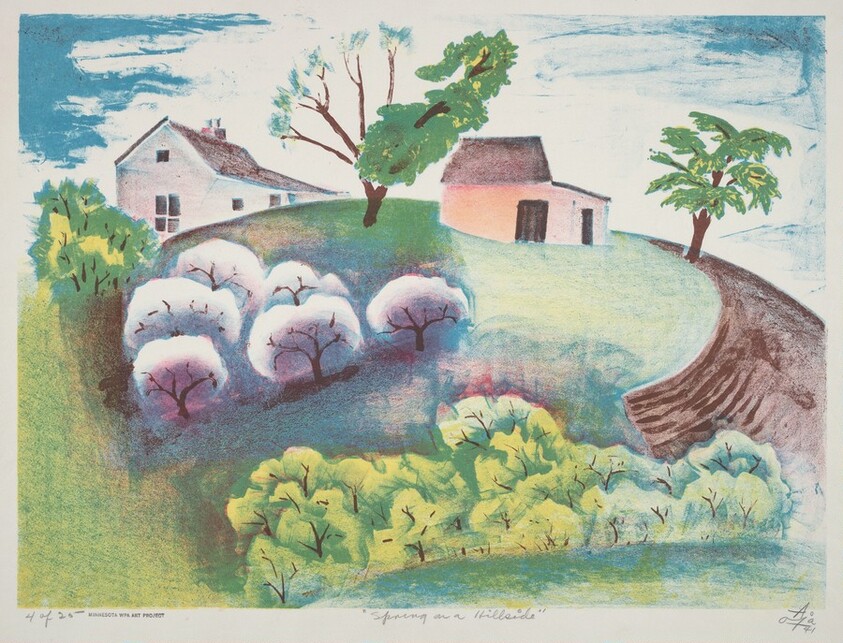 Spring on a Hillside