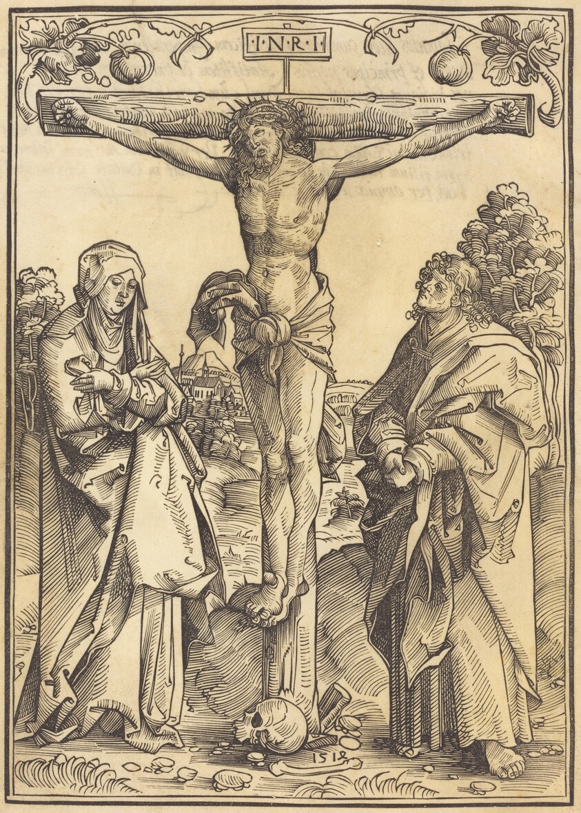 Christ on the Cross with the Virgin and Saint John the Evangelist