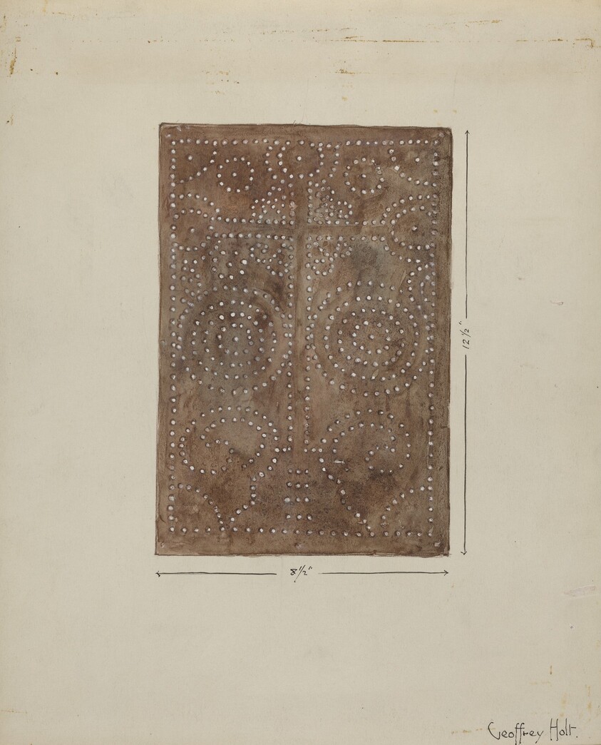 Pierced Metal Screen from Confessional