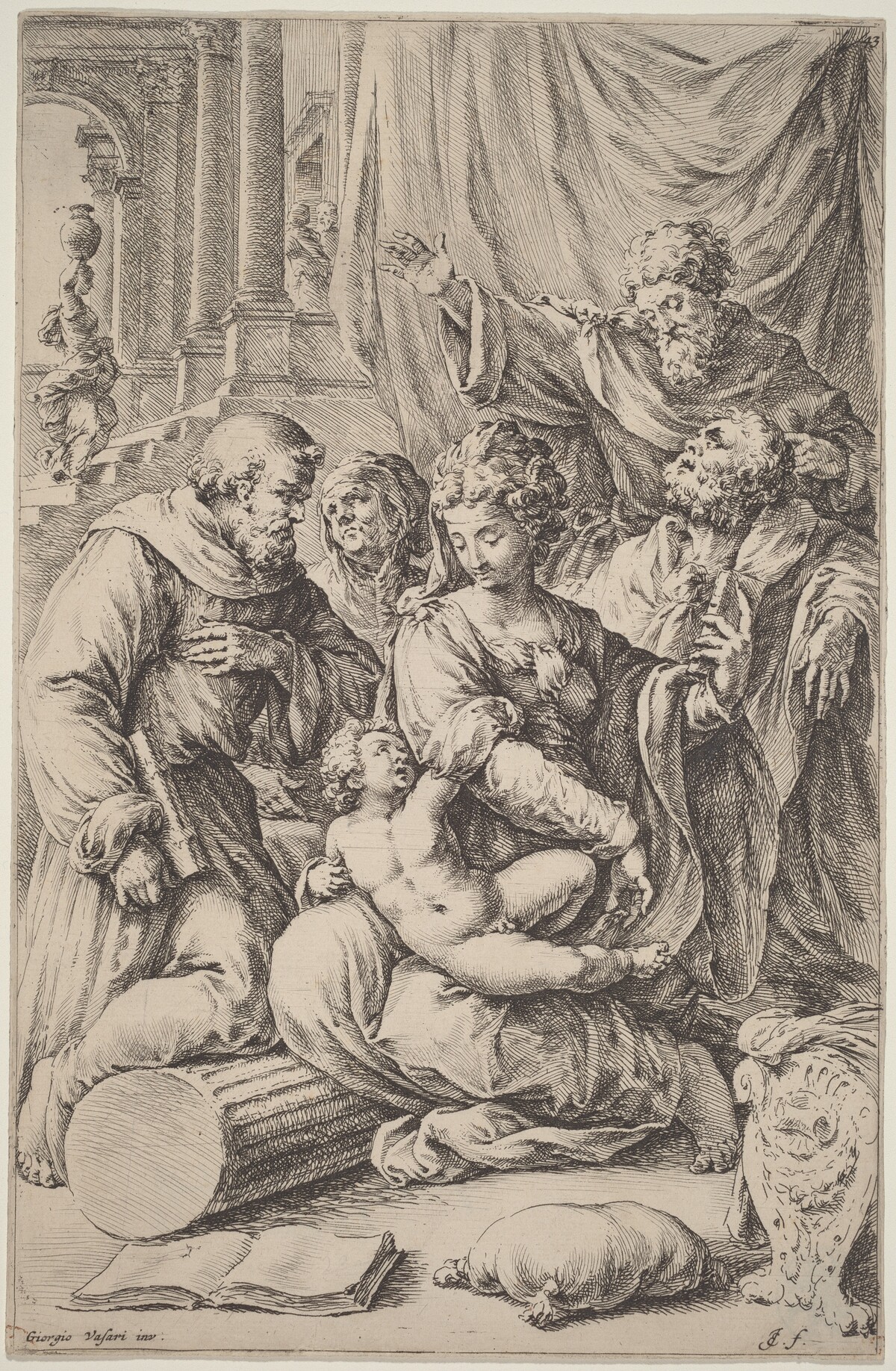 Holy Family with Saints
