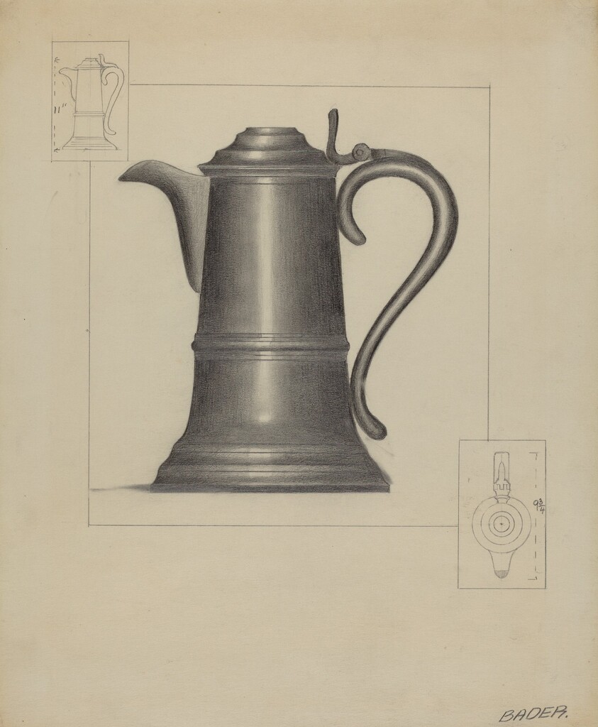 Pewter Flagon