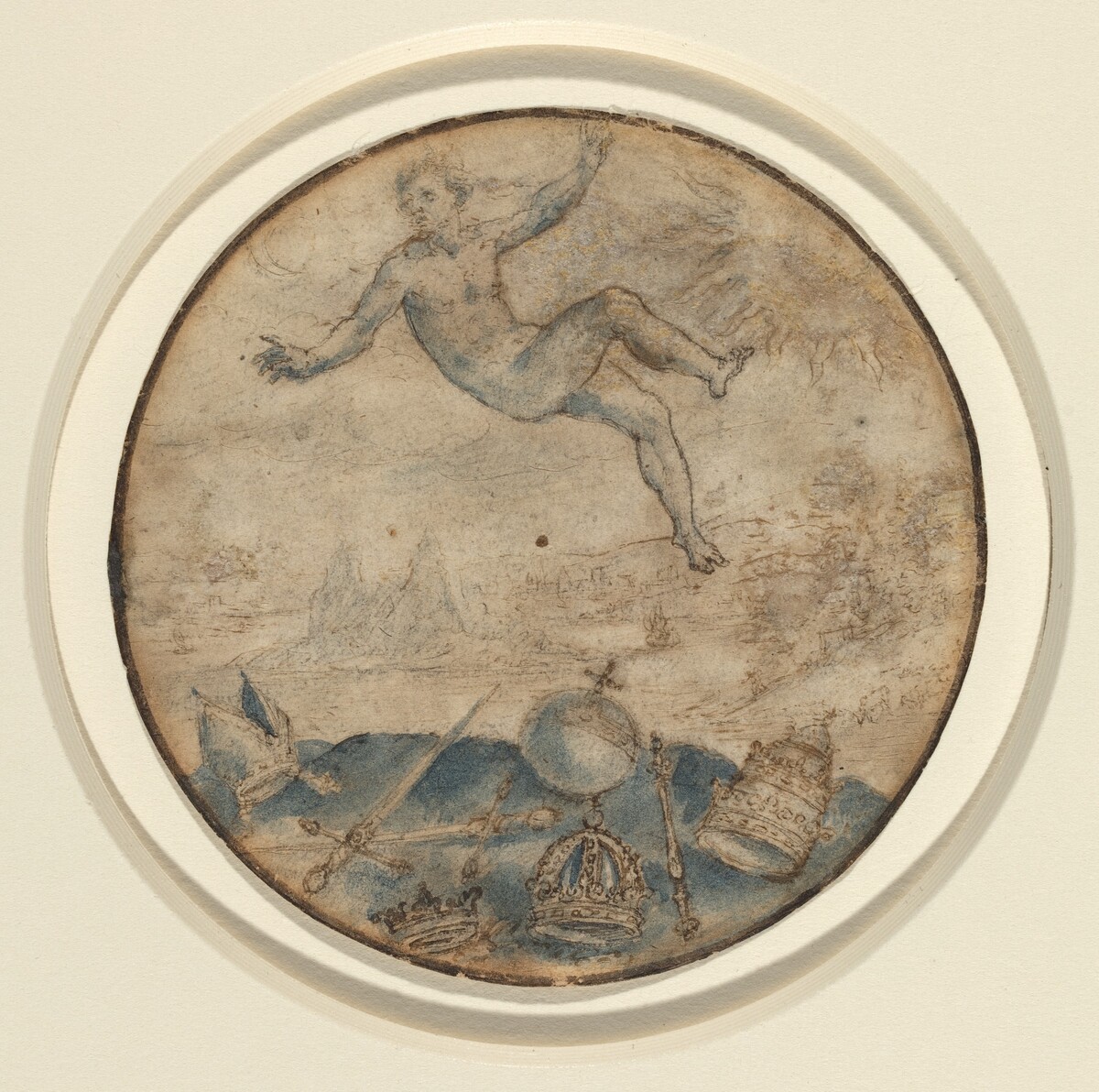 Man Falling from the Sky