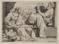 The Holy Family with Saint John the Baptist, Annibale Carracci, 1590